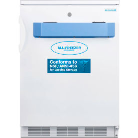 Accucold® Built In Under Counter All Freezer 1.85 Cu. Ft. Capacity White VT65MLVAC456
