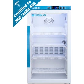 Accucold Counter Height Vaccine Refrigerator 3 Cu.Ft. Capacity Glass Door ARG3PV456