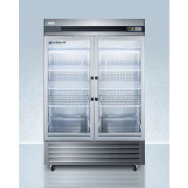 Accucold Pharma-Lab Performance Series Upright Pharmacy Refrigerator 49 Cu.Ft. Glass Doors ARG49ML