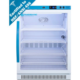 Accucold ADA Height Vaccine Refrigerator 6 Cu.Ft. Capacity 119 lb. Weight Glass Door ARG6PV456