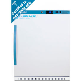 Accucold ADA Height Vaccine Refrigerator 6 Cu.Ft. Capacity 125 lb. Weight Solid Door ARS62PVBIADA456