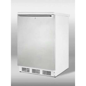 Summit Commercial Built In Undercounter Refrigerator 5.5 Cu. Ft. White/Stainless Steel FF6LW7SSHH