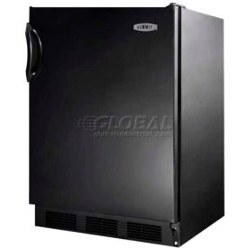 Summit -Freestanding All-Refrigerator Auto Defrost Black FF7BK
