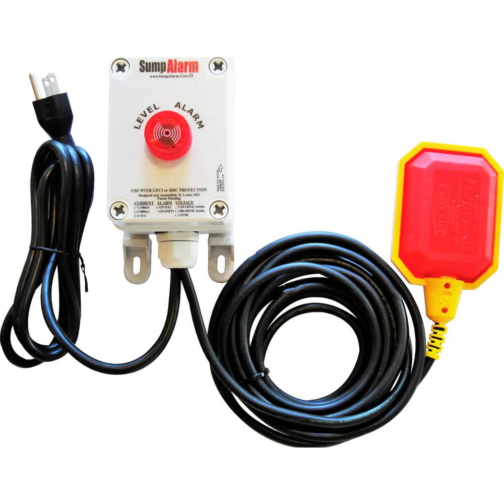 High-Water Alarms; Maximum Operating Temperature C: 60.000 ; Voltage: 100-120V AC ; Material: Polycarbonate ; Indoor/Outdoor: Indoor; Outdoor ; Connectivity: None ; Alarm Level: Red warning light; 90DB Horn MPN:SA-120V-1L-33