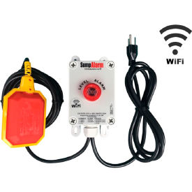 Sump Alarm High Water Alarm 120V 16' Float Wi-Fi Enabled Retail SA-120V-1L-16F-WIFI-US-RETAIL
