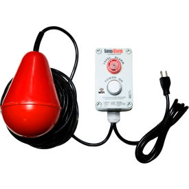 Sump Alarm High Water Alarm with Power On Light 120V 100' SludgeBoss SA-120V-2L-100SB