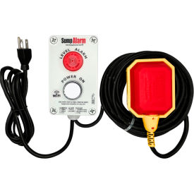 Sump Alarm High Water Alarm with Power On Light 120V 33' Float Wi-Fi Enabled SA-120V-2L-33F-WIFI