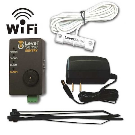 Water Leak Detector, Audio, Visual, 5ft MPN:LS-SENTRY-120V-LEAK-2M-RAW