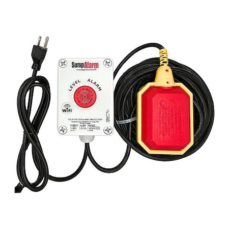 HighWaterAlarm, Audio, Visual, 120VAC, 100ft MPN:SA-120V-1L-100F-WIFI