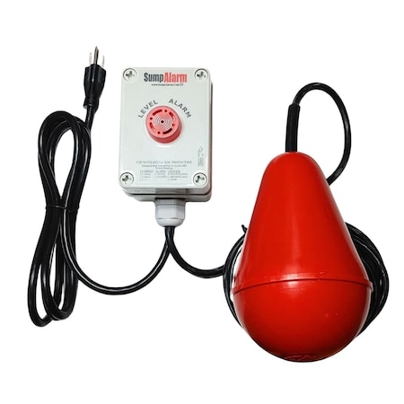 Indoor/Outdoor, Sewage/Septic High/Low Water ALM W/ Power IND LED, Includes SludgeBoss Float, 16 Ft. Length MPN:SA-120V-1L-16SB