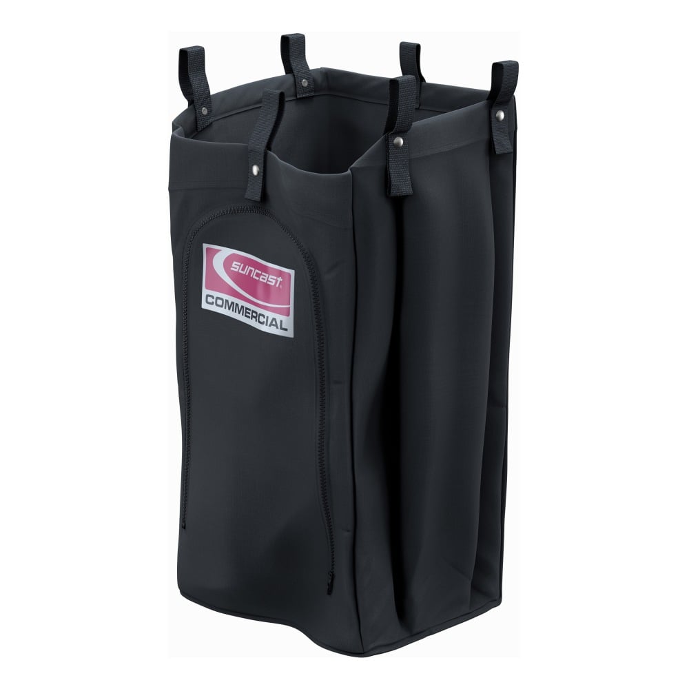 Suncast Commercial Standard Housekeeping Bag, 29-15/16inH x 15-1/4inW x 12-1/16inD, Black MPN:HKCBAG05D