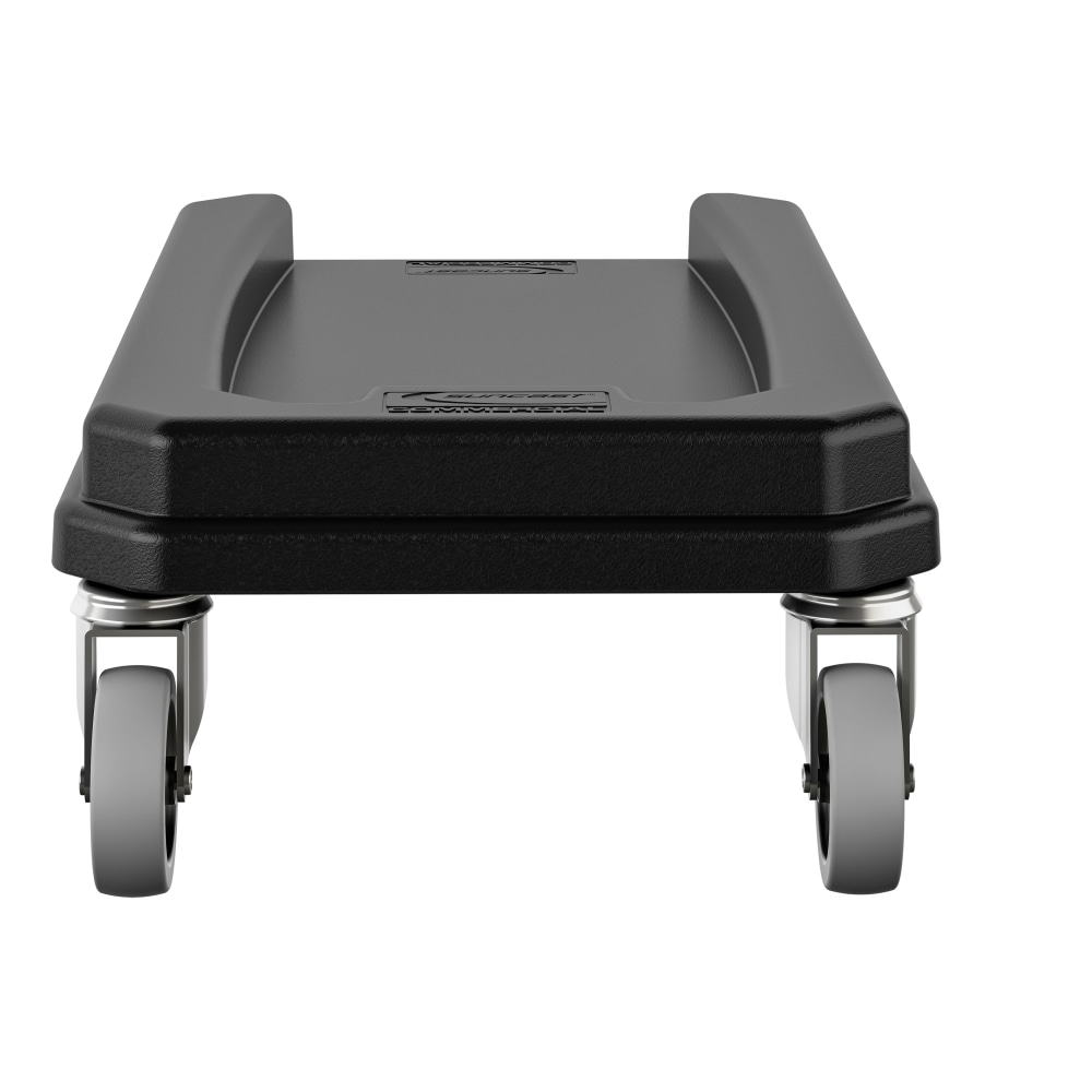 Suncast Commercial Slim Trash Can Dolly, 6-3/16inH x 11-7/8inW x 20-3/4inD, Black MPN:TCNDOLLY