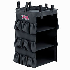 Suncast® 3 Sided Bag w/ Shelves for Suncast Commercial Housekeeping Carts HKCBAG03D