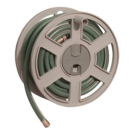 Garden Hose Reel, Wall Mount, 15 in, Resin MPN:SWA100