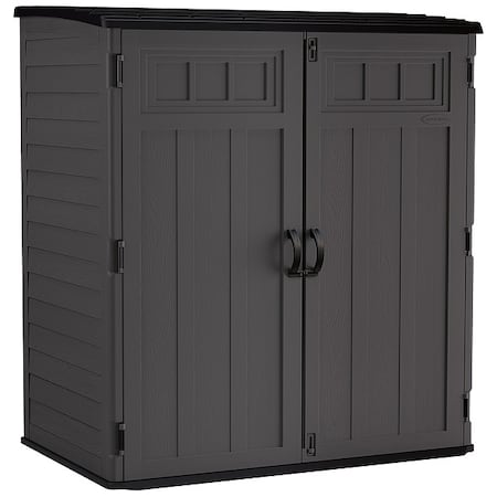 106 cu. ft. Multi-Wall Resin Plastic Storage Cabinet, Dark Gray MPN:BMS6225D