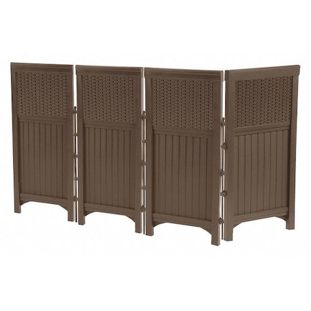 Resin Wicker Outdoor Screen Enclosure, Java MPN:FSW4423