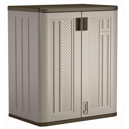 Shelving Storage Cabinet, 36 in H, 30 in W, 20-1/4 in D, Recessed Pull, Padlock Hasp, 2 Shelves MPN:BMC3600