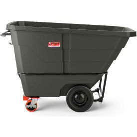 Suncast®Towable/Forkliftable Heavy Duty Plastic Tilt Truck 1 Cu. Yd. Cap 2200 Lbs. Cap Black RMTTHD100D