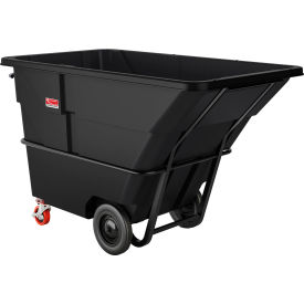 Suncast® Commercial Heavy Duty MDPE Tilt Truck 2 Cu. Yd. Cap. 2300 lb. Capacity Black RMTTHD200 - Pkg Qty 3