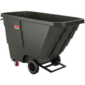 Suncast® Light Duty Plastic Tilt Truck 1 Cu. Yd. Cap 750 Lbs. Cap Black RMTTLD100D