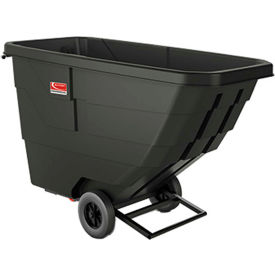 Suncast® Light Duty Plastic Tilt Truck 3/4 Cu. Yd. Cap 750 Lbs. Cap Black RMTTLD75D