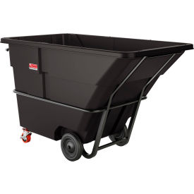 Suncast® Commercial Standard Duty MDPE Tilt Truck 2 Cu. Yd. Cap. 1400 lb. Capacity Black RMTTSD200 - Pkg Qty 3