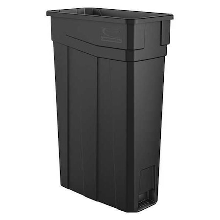 23 gal. Polymer Rectangular Trash Can, Black MPN:TCN2030BK