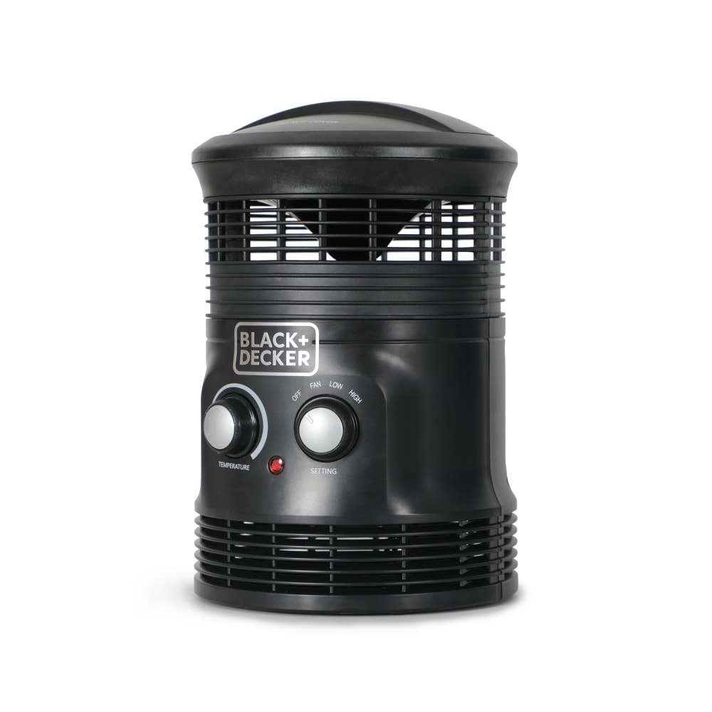 Black+Decker 360 deg. Personal Portable Space Heater, 12-1/16inH x 7-7/8inW x 8-1/8inD MPN:BHDS156