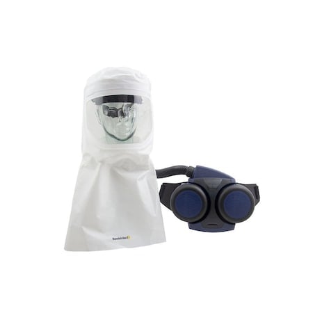 Protective Hood, Black/Blue/White MPN:SR 500/SR 601