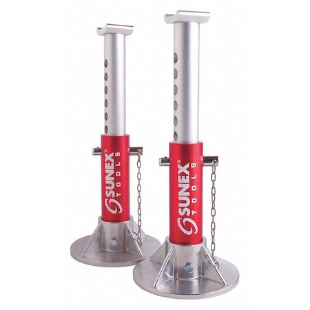 Jack Stand Pin Style, 3 tons, Aluminum MPN:1003AJ