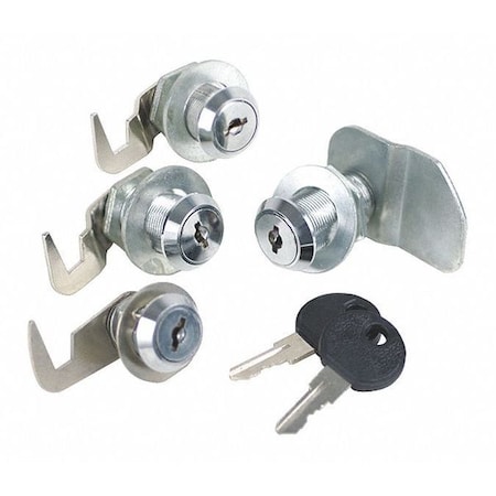 Service Cart Lock Set, 4 pcs. MPN:8013LS