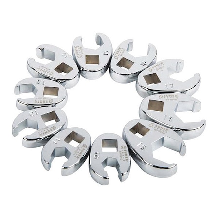 Metric Flare Nut Wrench Set, 3/8 in, 10 Pc MPN:9710M