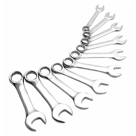 Master Stubby Combo Wrench Set, 10 pcs. MPN:9930M