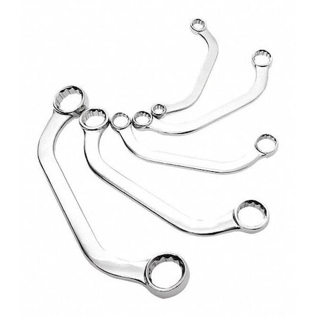 Half Moon Wrench Set, Metric, 5 pcs. MPN:9935M
