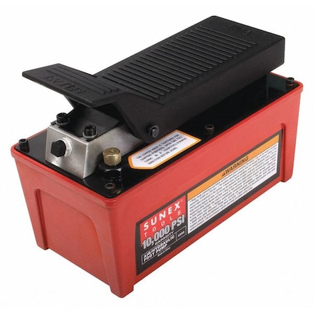 Air/Hydraulic Foot Pump W/98 Cubic Inches Usable Fluid MPN:4998