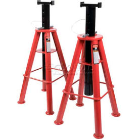 Sunex® Tools 1410 10 Ton High Height Pin Type Jack Stands Steel Base Pair 1410