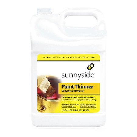 Paint Thinner, Plastic Jug, 2.5 gal. MPN:701G3