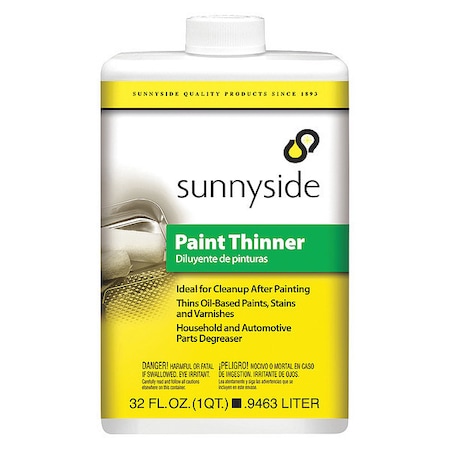 Paint Thinner, 1/4 gal., Solvent Base MPN:30432