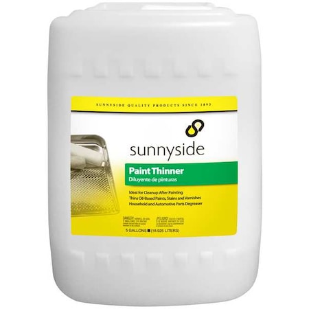 Paint Thinner, 5 gal., Solvent Base MPN:304G5