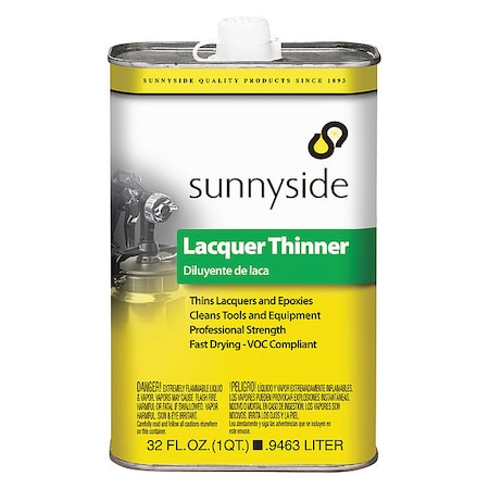 Lacquer Thinner, 1/4 gal., VOC 24g/L MPN:47732