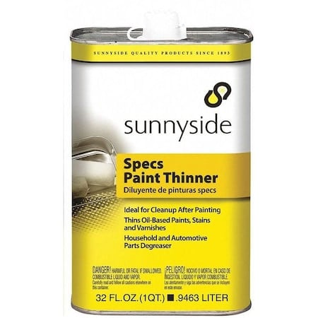 Paint Thinner Quart, PK12 MPN:70432