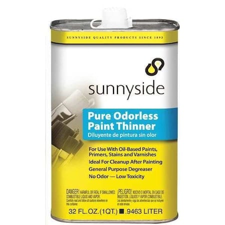 Pure Odorless Paint Thinner, 1 qt., PK12 MPN:70532