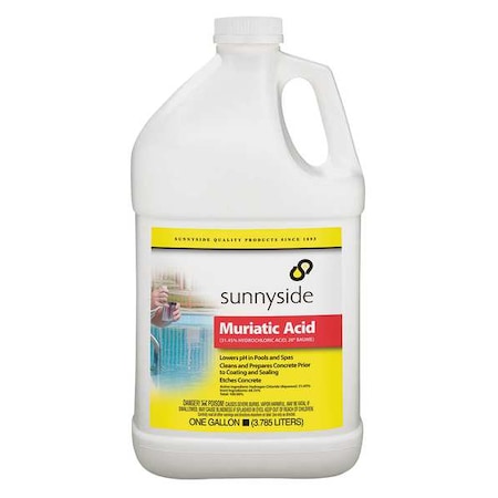 Muriatic Acid, 1 gal., Hydrogen Chloride MPN:710G1