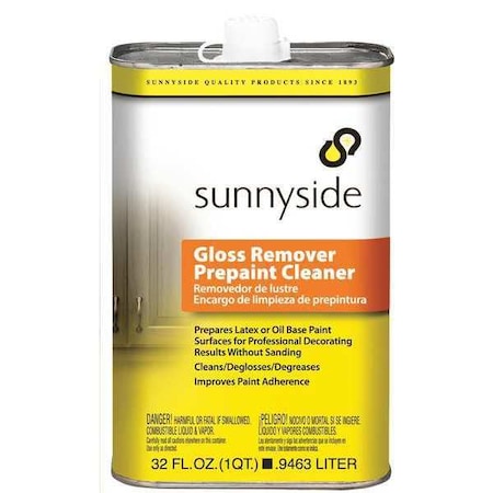 Gloss Remover, Prepaint Cleaner, 1 qt, PK12 MPN:72232