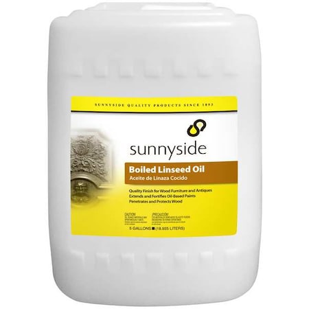 Boiled Linseed Oil, 5 gal. Size, Amber MPN:872G5