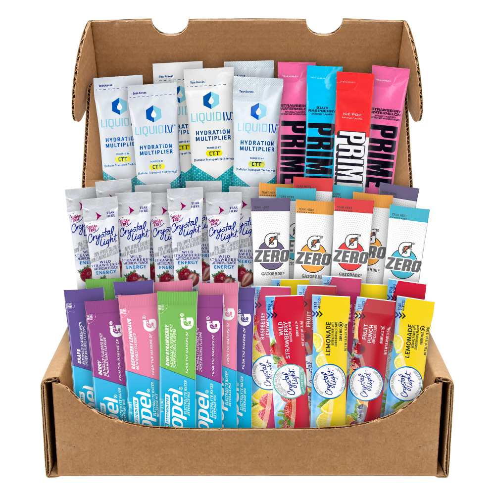 Snack Box Pros Drink Mixes Snack Box, Box Of 50 Drinks MPN:008101289584