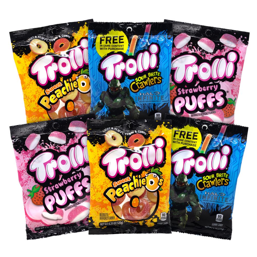 Trolli Variety Pack, Pack Of 6 Bags MPN:008101288624