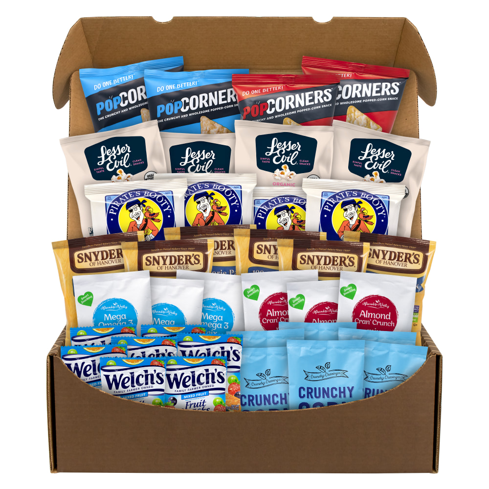 Snack Box Pros Better For You Snack Box, 5 Oz, Box Of 37 Snacks MPN:008101288839