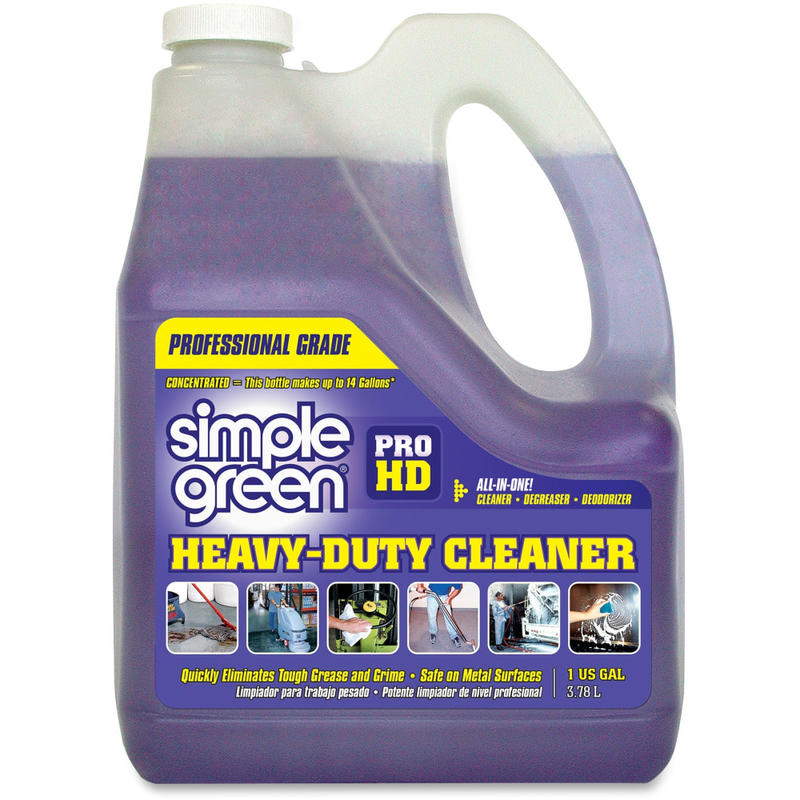 Simple Green Pro HD All-In-One Heavy-Duty Cleaner - Concentrate Liquid - 128 fl oz (4 quart) - 4 / Carton - Clear MPN:13421CT