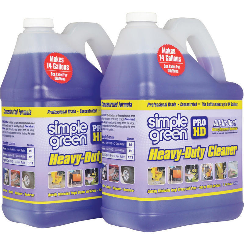 Simple Green Pro HD Heavy-Duty Liquid Cleaner & Degreaser, 128 Oz Bottle, Case Of 2 MPN:213421